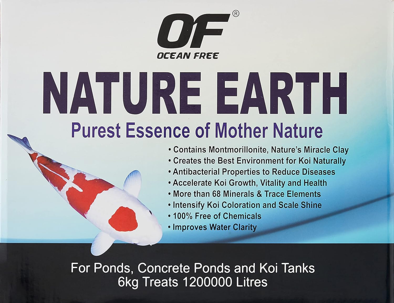 Ocean Free WC206 Nature Earth For Concrete Ponds And Koi Tanks 6kg