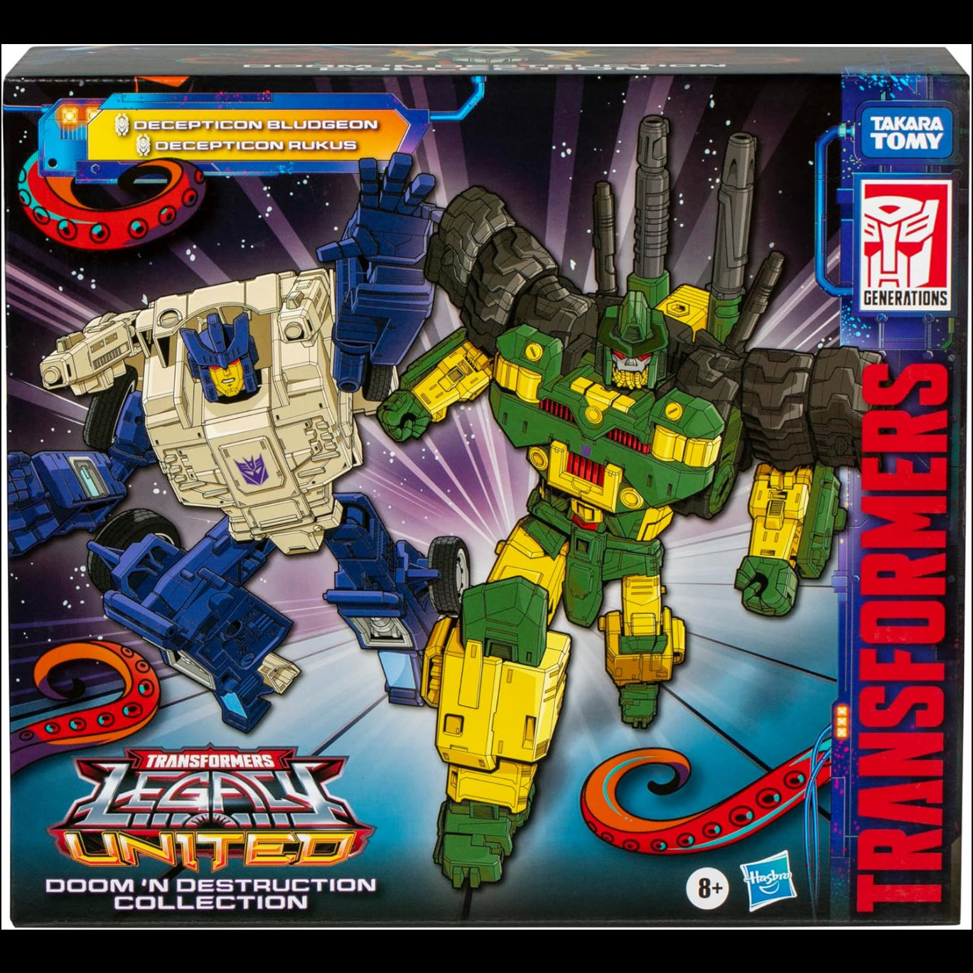 Transformers Legacy United Doom N Destruction Collection Mayhem Attack Squad Converting Action Figure 2Pack Secondary image