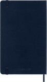 Moleskine 8051272893762 Hard Cover Classic Notebook, Sapphire Blue, Large