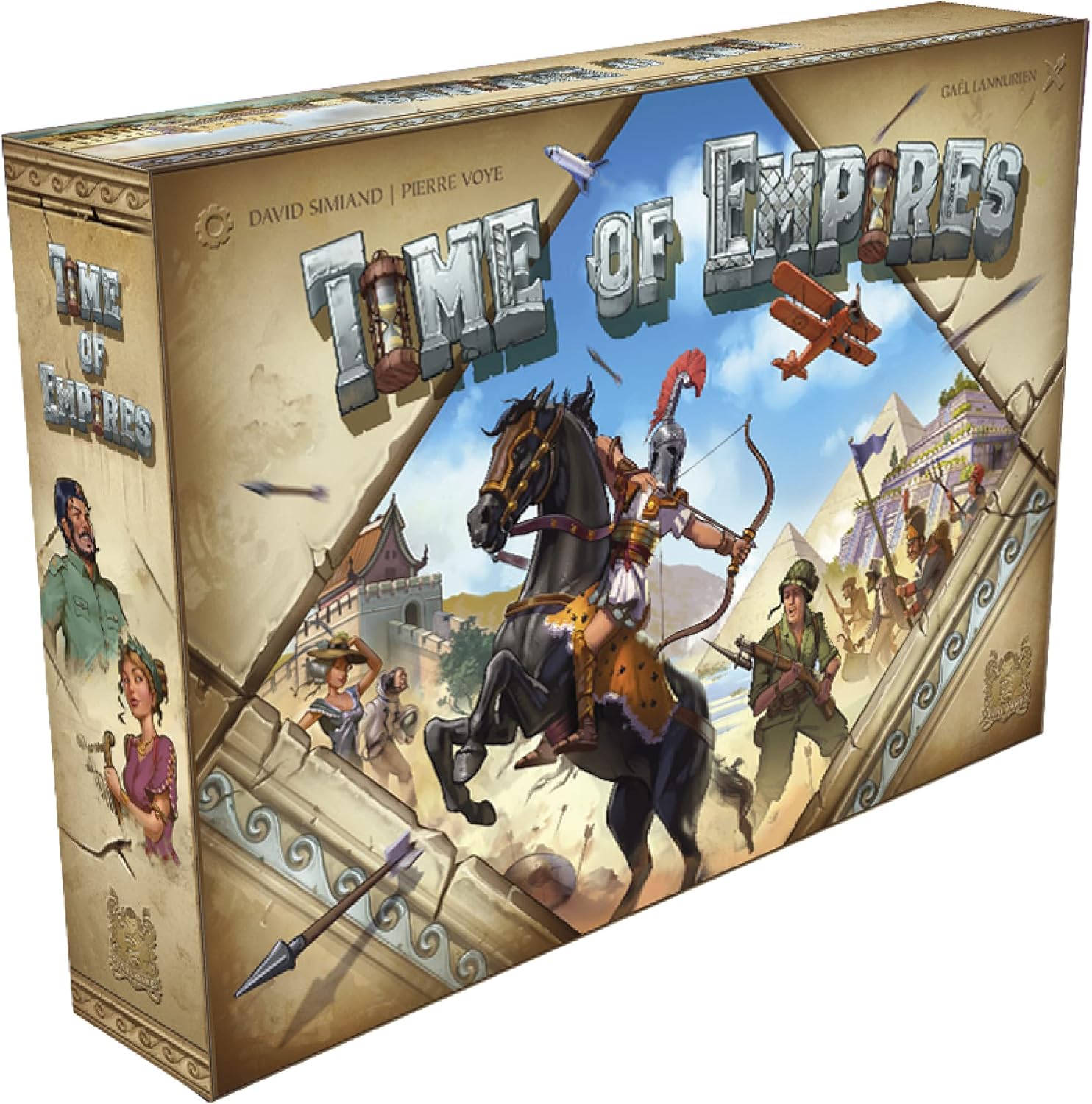 Pearl Games Time of Empires Board Game | Real-Time Civilization Strategy Game | App-Driven Worker Placement Game for Adults and Kids | Ages 12+ | 2-4 Players | Average Playtime 45-60 Minutes | Made by Main image