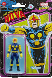 Marvel Hasbro Legends Series 3.75-inch Retro 375 Collection ’s Nova Collectible Action Figure, Toys for Kids Ages 4 and Up (F3821)