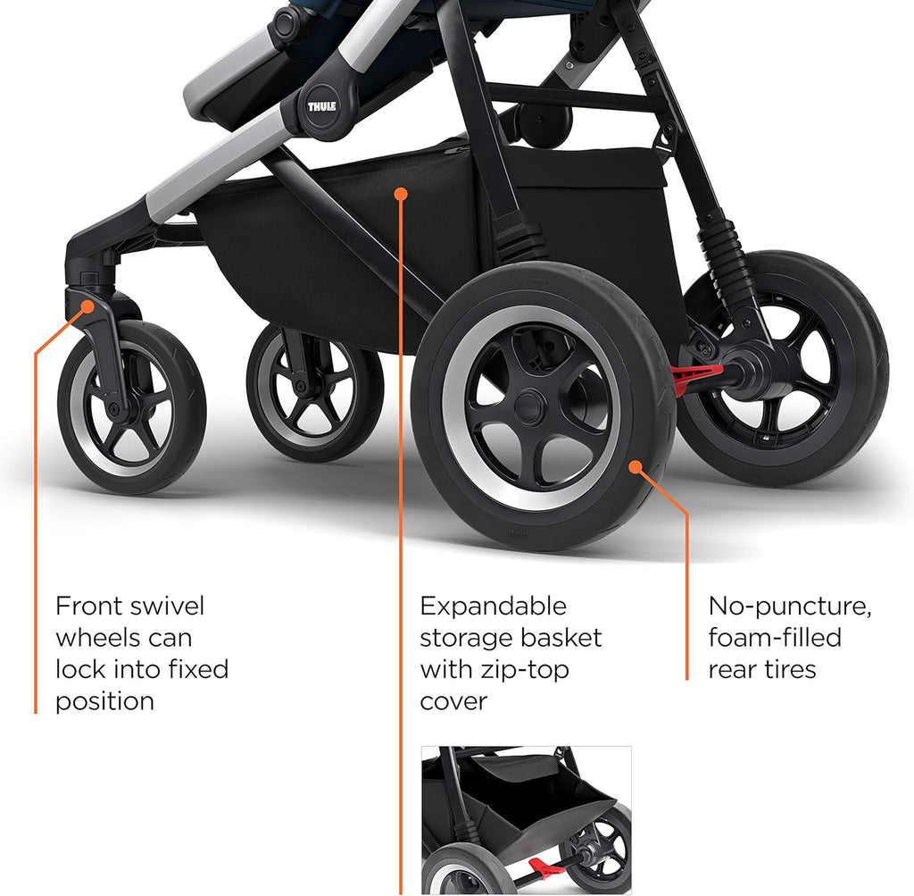 Thule Sleek City Stroller Navy Blue