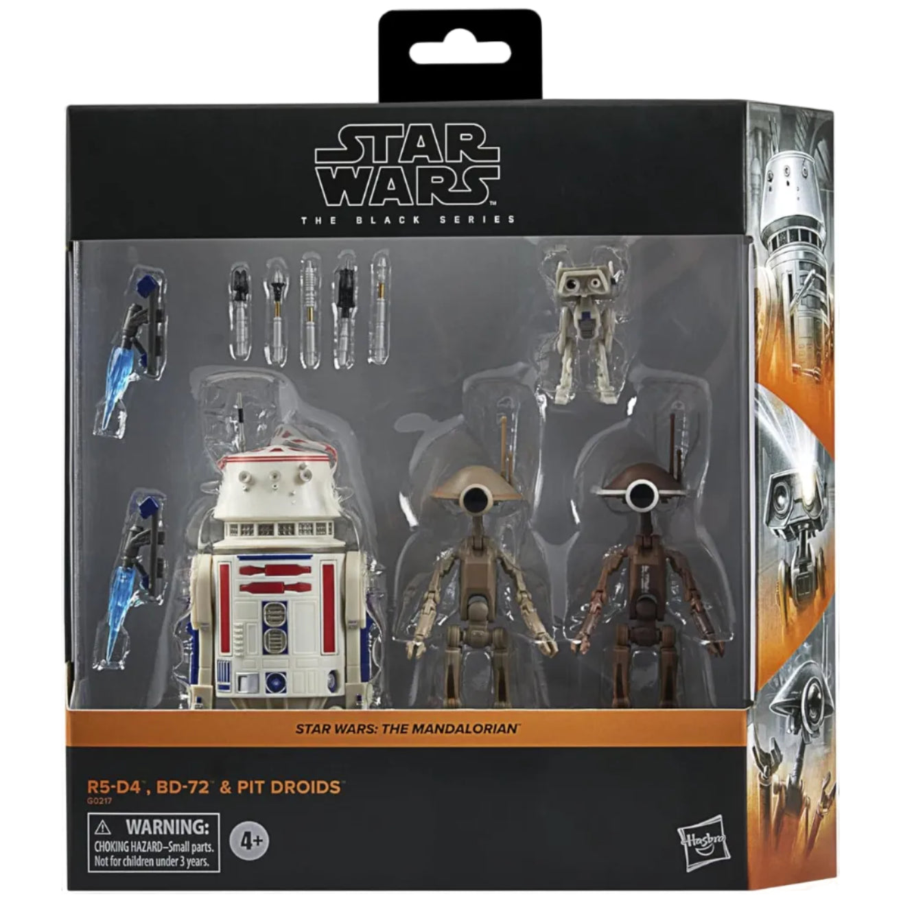 Star Wars The Black Series R5D4 BD72 Pit Droids Star Wars The Mandalorian Collectible 6 Inch Action Figure 4Pack