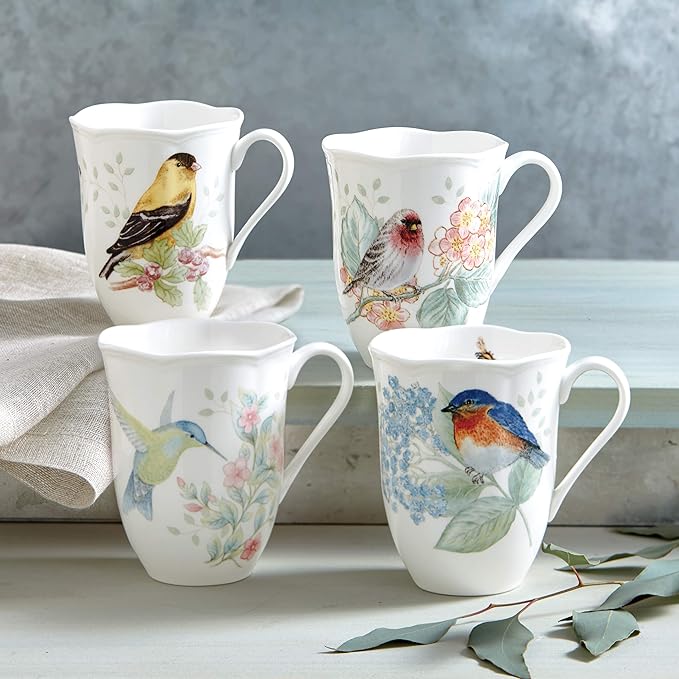 Lenox Butterfly Meadow Floral Pitcher - 60 Oz Porcelain Pitcher For Drinks & Decor