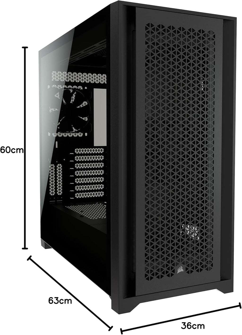 Corsair CSCC9011210WW 5000D Airflow Tempered Glass MidTower Case Black