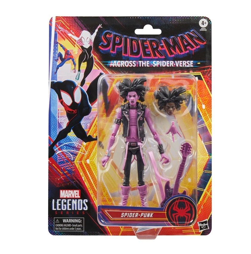 Marvel Legends Series Spider-Punk, Spider-Man: Across the Spider-Verse Collectible 6 Inch Action Figure