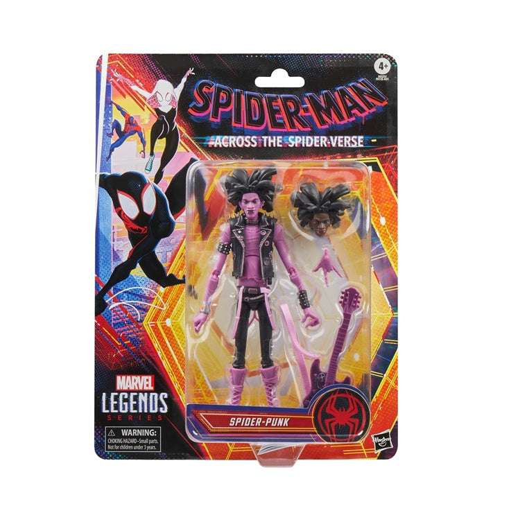 Marvel Legends Series Spider-Punk, Spider-Man: Across the Spider-Verse Collectible 6 Inch Action Figure Main image