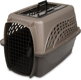 Petmate 21232 Two Door Top Load 24-Inch Pet Kennel, Metallic Pearl Tan and Coffee Ground Bottom