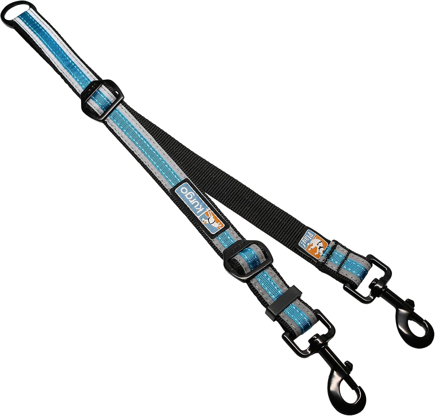 Kurgo Double Dog Leash Extender Two Dog Lead One Size Blue Black Main image