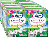 Lifree Extra Dry Female Adult Urinary Leak Light Incontinence Pad 80cc 20 Pcs 12 Packs Carton