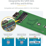 StarTech.com M.2 SSD Enclosure For M.2 SATA SSDs