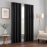 ECLIPSE Kendall Modern Blackout Thermal Rod Pocket Window Curtain for Bedroom or Living Room (1 Panel), 42
