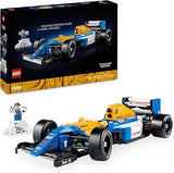 LEGO Icons Williams Racing FW14B & Nigel Mansell - F1 Car Model Set with a Collectible Driver Minifigure, Trophy & Display Stand
