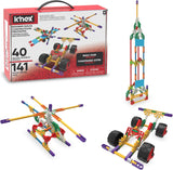 K'NEX - Beginner 40 Model Building Set - 141 Parts - Ages 5 & Up - Creative Building Toy