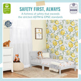 Dream On Me Brookside Toddler Bed In Pebble Grey