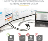 StarTech.com USB 3.0 To Dual HDMI Adapter Supports Windows Only Black USB32HD2