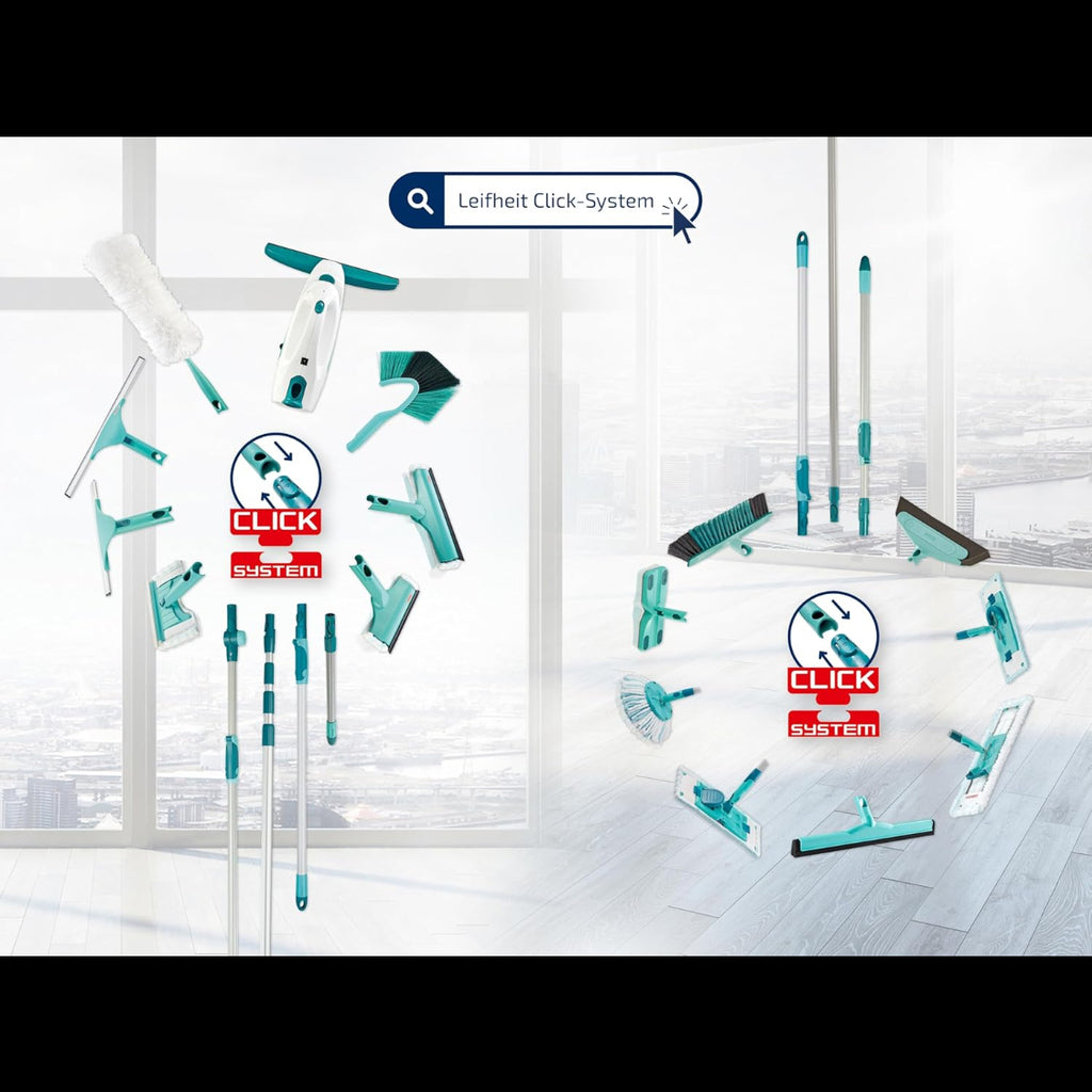 Leifheit Click System Handle 190cm With Head Swivel