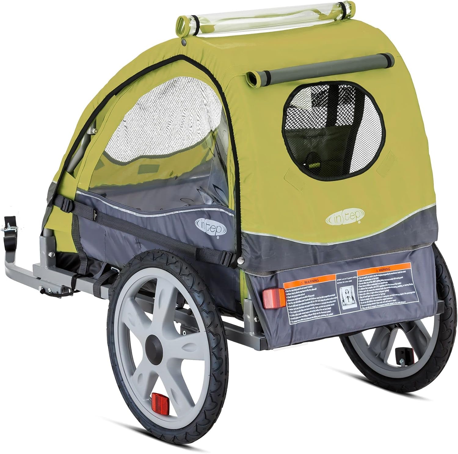 Instep Sync And Take 2 Bike Trailer For Kids Single GreenGray Secondary image