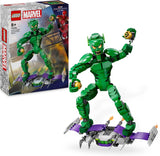 LEGO Marvel Green Goblin Construction Figure, Posable Super Villain Building Toy for 8 Plus Year Old Kids, Boys & Girls, with Glider and Pumpkin Bombs, Super-Hero Gift Idea 76284