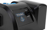 Trac Outdoors AnchorZone 20 Electric Anchor Winch - Anchors Up to 20 lb. - Includes 100-feet of Pre-Wound Anchor Rope with Use (69000), Black