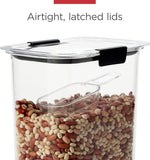 Rubbermaid Brilliance Airtight Food and Pantry Storage Containers, NEW Set of 14, Clear, 14 Piece Set (2160559)