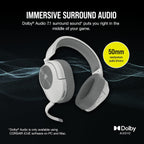 Corsair HS55 Wireless Gaming Headset White