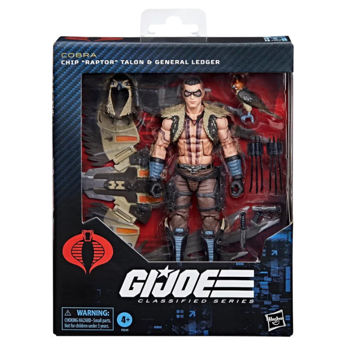 GI Joe Classified Series 139 Chip Raptor Talon And General Ledger Collectible 6 Inch Action Figure Main image