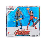 Hasbro, Marvel's Black Knight & Marvel's Sersi, Avengers 60th Anniversary Collectible 6" Action Figures