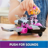 Paw Patrol: The Mighty Movie, Airplane Toy with Skye Mighty Pups Action Figure, Lights and Sounds