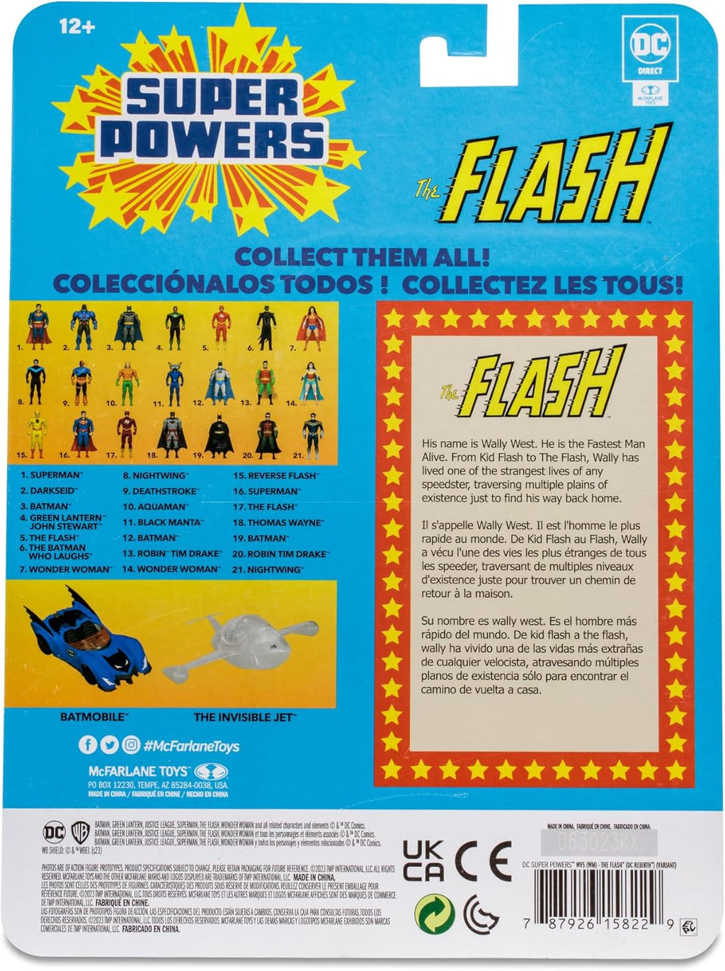 McFarlane DC Direct Super Powers 5 Figures Wave 5 The Flash DC Rebirth Variant