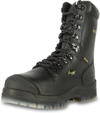 Oliver by Honeywell mens Black,SIZE US 9.5/ 8-inch, Waterproof, Metatarsal shoe and boot toe guards, Black, 9.5 US