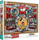 Ceaco Disney Mickey Mouse Movie Reel Jigsaw Puzzle, Multi-colored, 5", 1500 Pieces