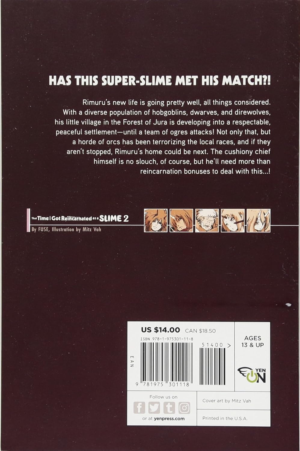 That Time I Got Reincarnated As A Slime Vol 2 Light Novel Paperback
