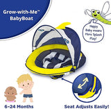SwimSchool Infant Baby Pool Floats, Free Swimming, Super Buoyant – Ages 6-24 Months – Multiple Colors/Styles – Adjustable Canopies and Seats, Splash & Play Baby Floaties