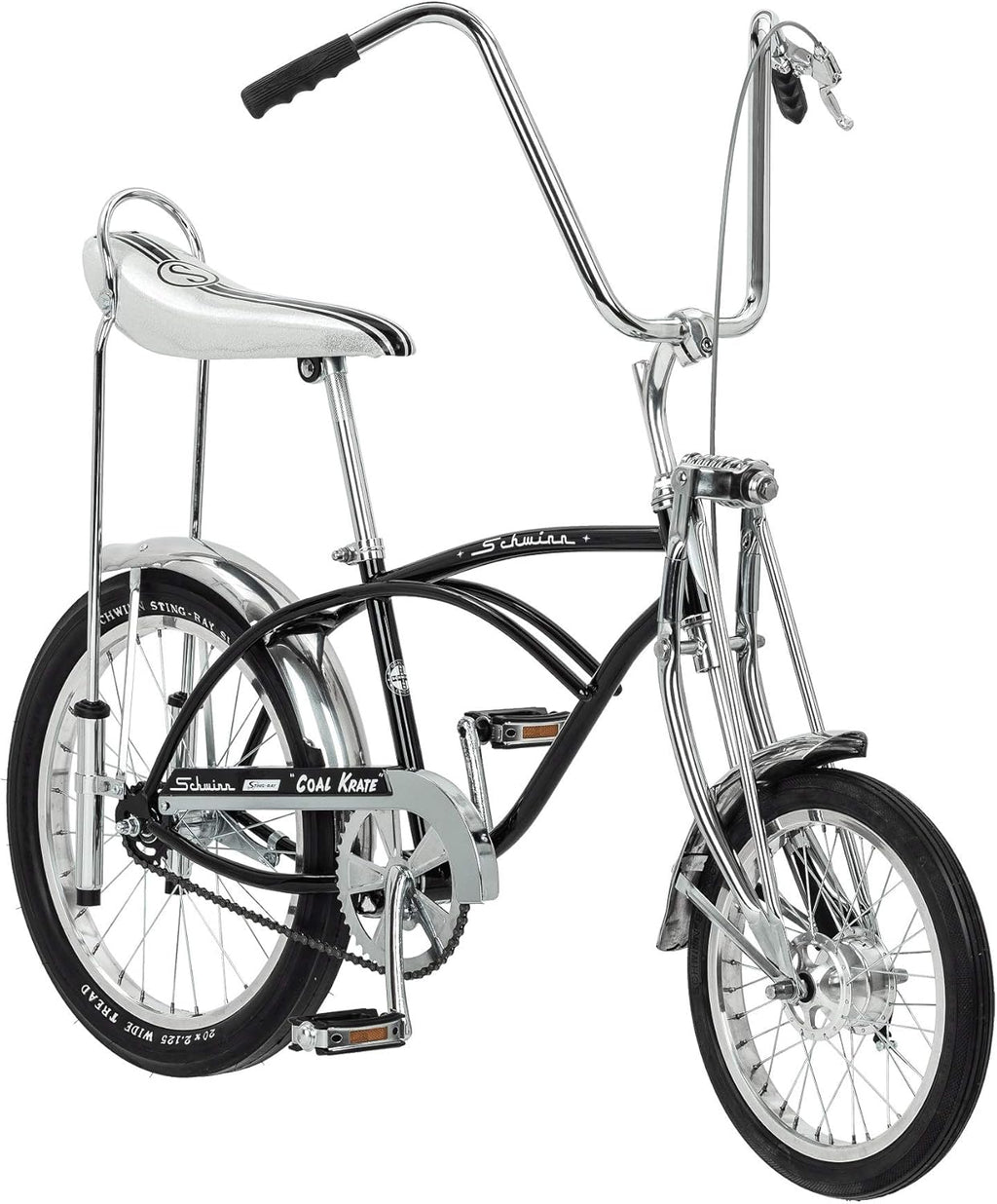 Schwinn Classic Old School Krate Bike 16inch Front Wheel And 20inch Rear Wheel Spring Fork Coal