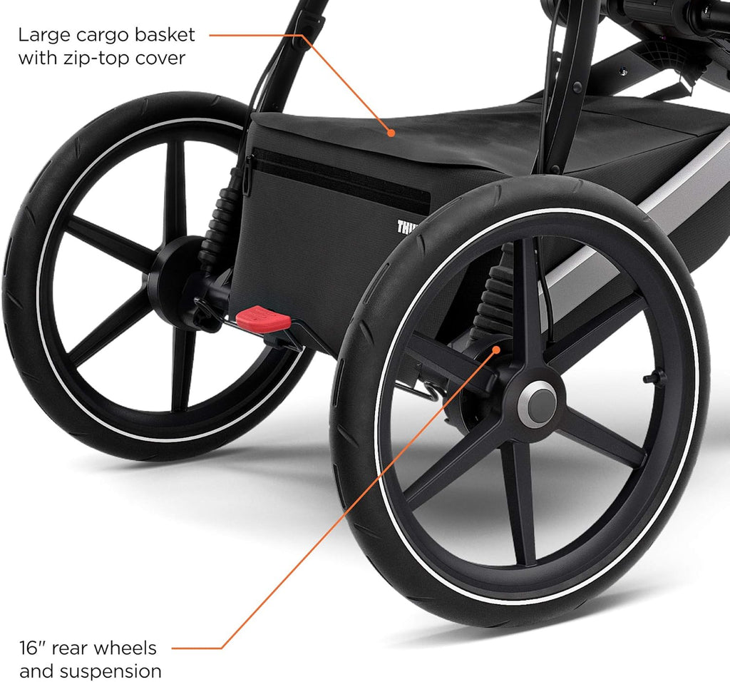 Thule Urban Glide 2 Jogging Stroller Single Dark Shadow