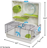 MidWest Homes for Pets Hamster Cage | Awesome Arcade Hamster Home | 18.11 x 11.61 x 21.26 Inch