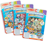 Melissa & Doug PAW Patrol Restickable Puffy Stickers 3-Pack – Adventure Bay, Jake’s Mountain, Jungle - PAW Patrol-Themed Resuable Sticker Activity Sets For Kids