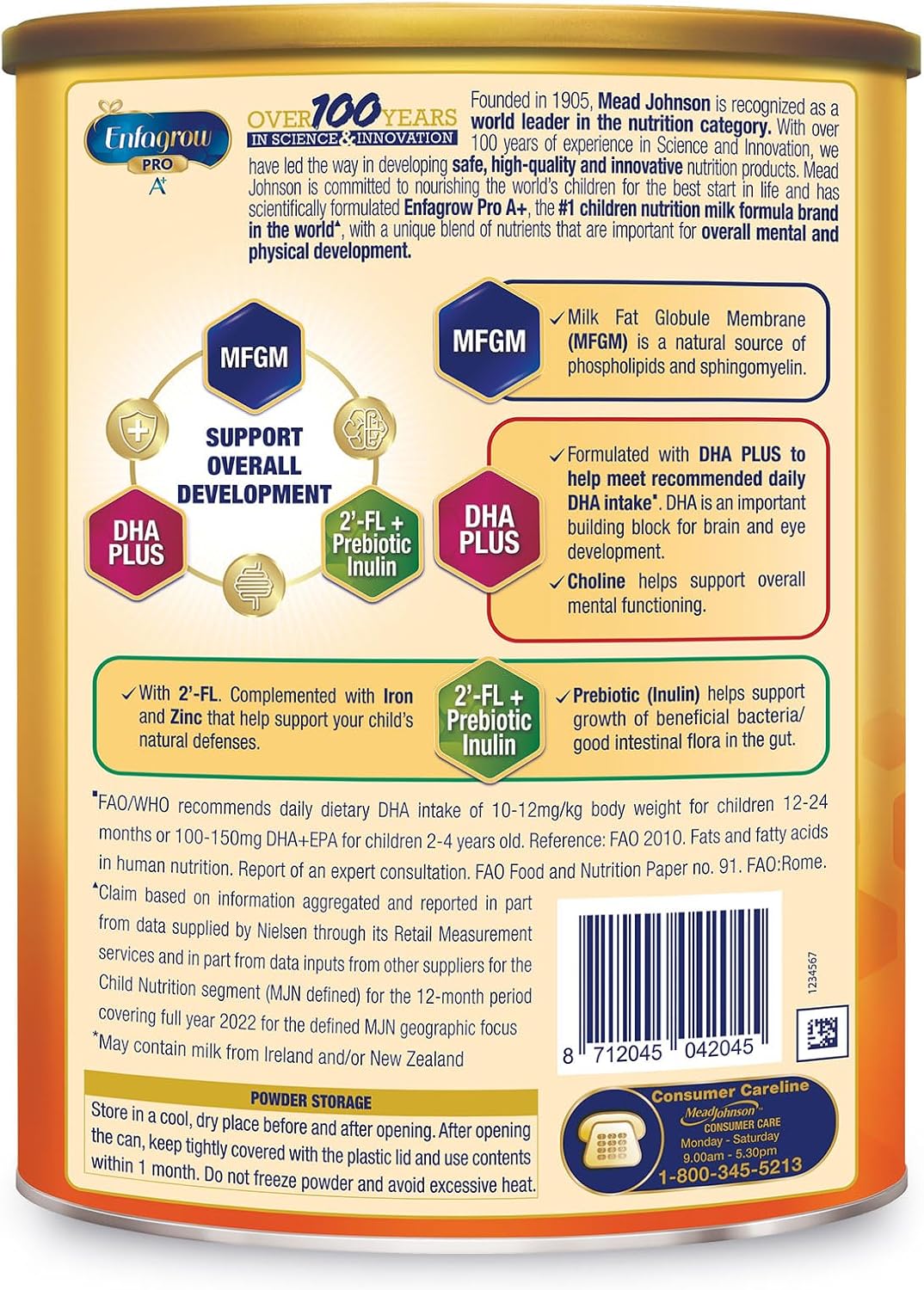 Enfagrow PRO A+ Stage 3 Milk Powder Secondary image