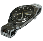 Seiko Mens Essential Stainless Steel Watch Gray Dial SUR343P1