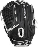 Mizuno PGPSL1250F3 Prospect Select Fastpitch Softball Glove Series 12.5in Left Hand BlackWhite