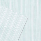Laura Ashley Home King Sheet Soft Sateen Cotton Bedding Set Lottie Blue