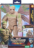 Marvel Studios Guardians of the Galaxy Vol 3 Titan Hero Series Deluxe Blast N Battle Groot Action Figure 11.5Inch with Accessories