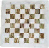 12 Inches Marble Onyx Chess Board Game Set - 2 Players, Ages 12+