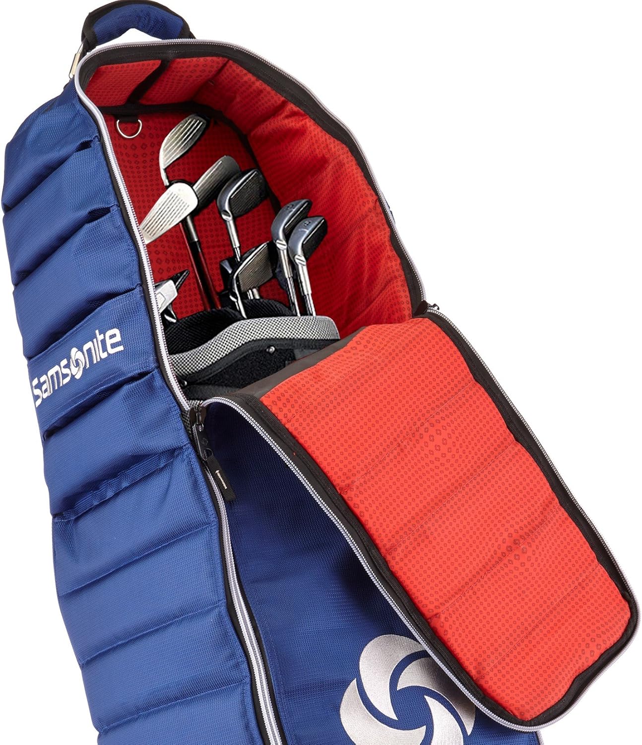 Samsonite Golf Spinner Deluxe Golf Travel Cover 51in X 16in Navy Secondary image