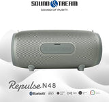 REPULSE N48 By Soundstream USA - Bluetooth Speaker (RIVET STEEL)