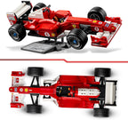 LEGO Icons Ferrari F2004 Michael Schumacher F1 Car Model Kit for Adults Display Set w V10 Engine