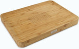 Joseph Joseph 60142 Cut & Carve Multi-function Chopping Board, 40 x 30 x 3.5cm, Bamboo