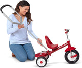 Radio Flyer Deluxe Steer & Stroll Ride-On Trike, Tricycle For Toddlers, Ages 2-5