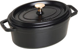 STAUB Cocotte/Casseroles With A Lid, Black, 23cm, 40500-231-0
